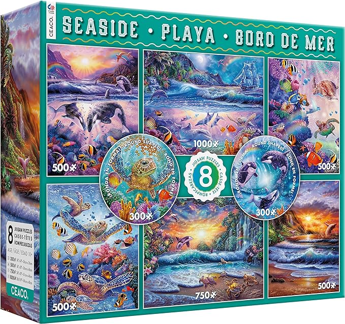 Puzzle - 0300 - 1000 - 8-in-1 - Seaside
